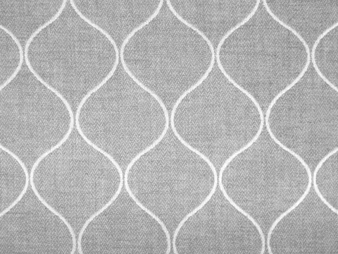 Alendel Nouveau drapery fabric swatch in Clay (0424)