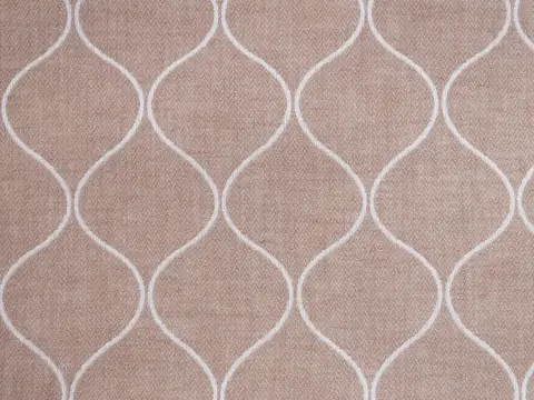 Alendel Nouveau drapery fabric swatch in Blush (0657)