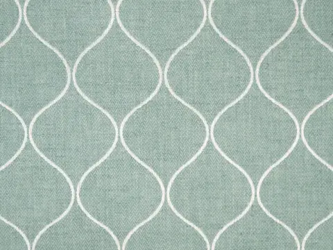 Alendel Nouveau drapery fabric swatch in Stillwater (0894)