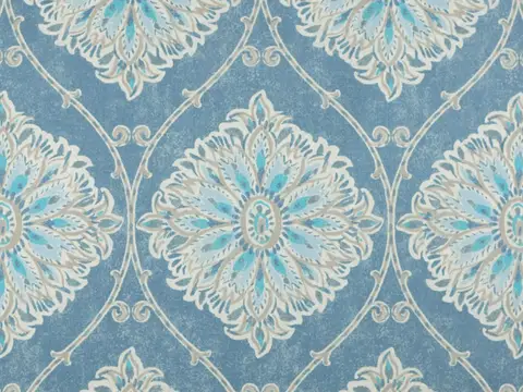 Alendel October drapery fabric swatch in Wave (8012)