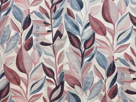 Alendel Palm drapery fabric swatch in Enchanted (7005)