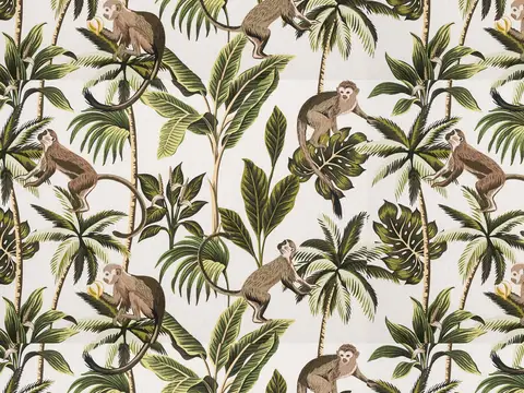 Alendel Paloma drapery fabric swatch in Earth (0921)