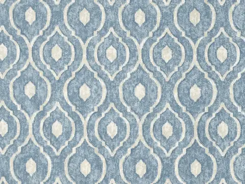 Alendel Parasol drapery fabric swatch in Bayside (0815)