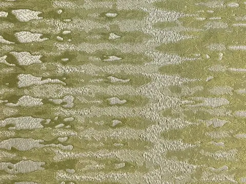 Alendel Pavo drapery fabric swatch in Keylime (0950)