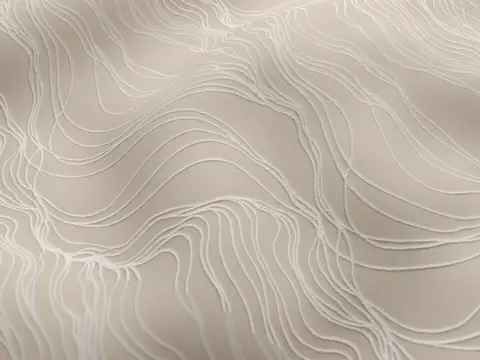 Alendel Perseus drapery fabric swatch in Canvas (0234)