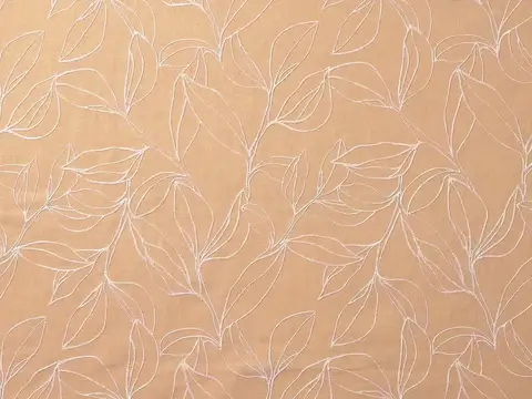 Alendel Pixie drapery fabric swatch in Ashrose (0652)