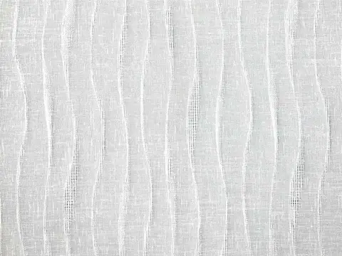 Alendel Ragdoll sheer fabric swatch in Winter White (101)