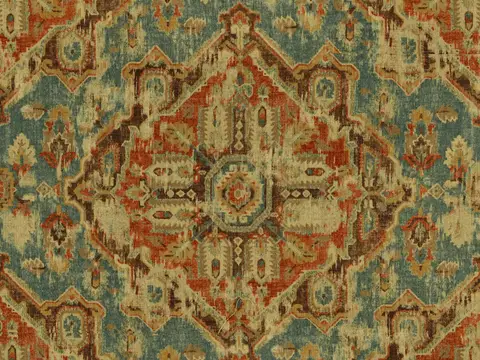 Alendel Rancho drapery fabric swatch in Ranch (0390)