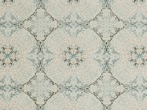 Alendel Santorini drapery fabric swatch in Blush (0657)