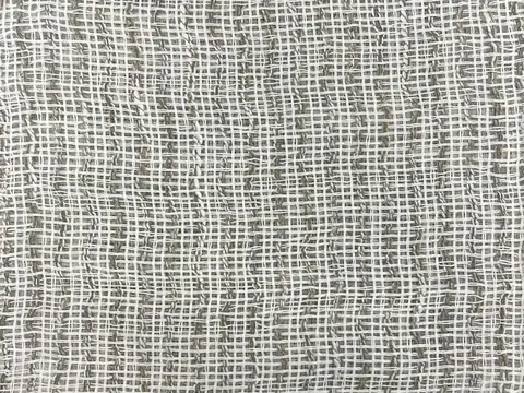 Alendel Savannah sheer fabric swatch in Natural (378)