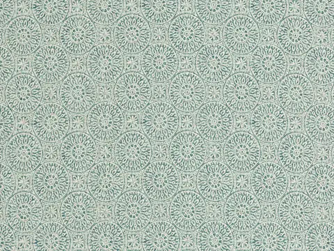 Alendel Scarecrow drapery fabric swatch in Oasis (0868)