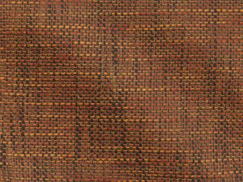 Alendel Sharp drapery fabric swatch in Terracotta (0579)