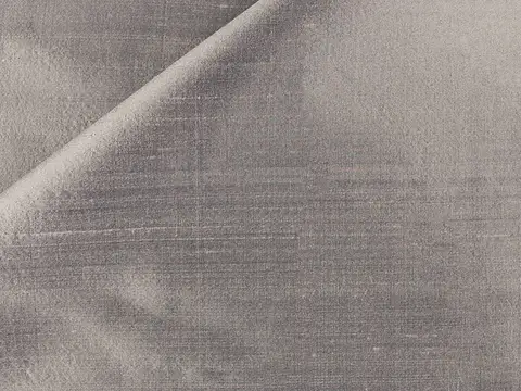 Alendel Shelby drapery fabric swatch in Aluminum (401)