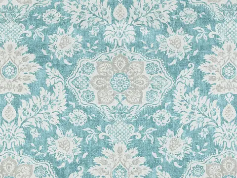Alendel Somerset drapery fabric swatch in Island (8024)