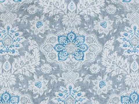 Alendel Somerset drapery fabric swatch in Breeze (0823)