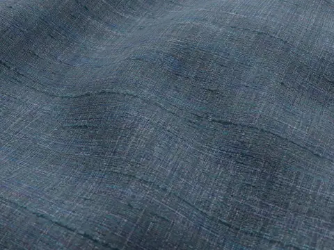 Alendel Space drapery fabric swatch in Jean (0849)