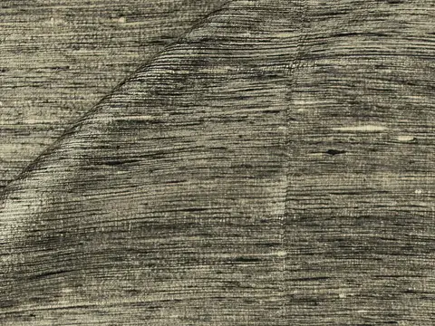 Alendel Spago drapery fabric swatch in Charcoal (419)