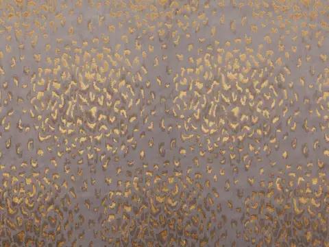 Alendel Splendor drapery fabric swatch in Metallic (4021)