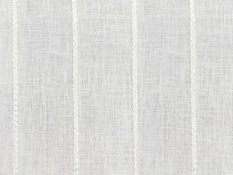Alendel Stallone sheer fabric swatch in Nova White (1022)