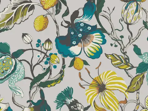 Alendel Stonehill drapery fabric swatch in Serenity (0886)