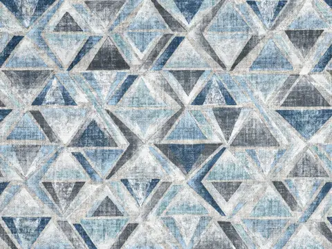 Alendel Sullivan drapery fabric swatch in Bluestone (822)