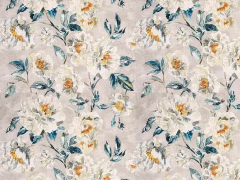 Alendel Thalia drapery fabric swatch in Marigold (0530)