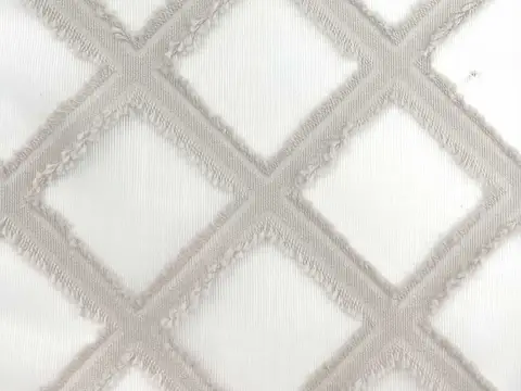 Alendel Tilly sheer fabric swatch in Natural (378)