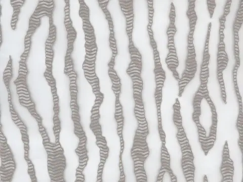 Alendel Tribal sheer fabric swatch in Taupe (2049)