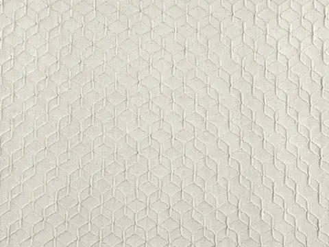 Alendel Veronica drapery fabric swatch in Icing (160)