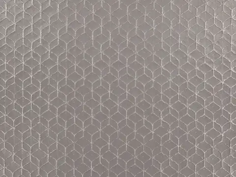 Alendel Veronica drapery fabric swatch in Steel (4081)