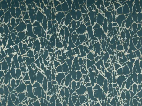 Alendel Versailles drapery fabric swatch in Lagoon (850)