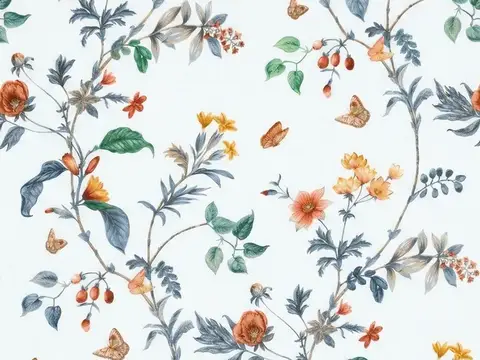 Alendel Wishful drapery fabric swatch in Colonial (0837)