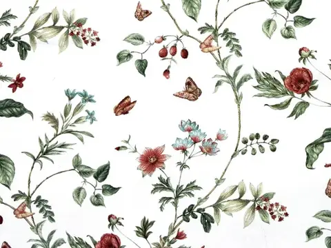 Alendel Wishful drapery fabric swatch in Park (0970)