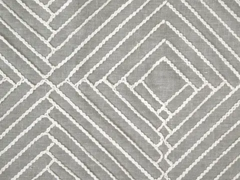 Alendel Yoga drapery fabric swatch in Storm (4089)