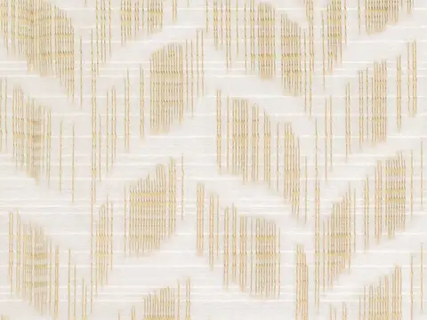 Alendel Zeus sheer fabric swatch in Champagne (0203)
