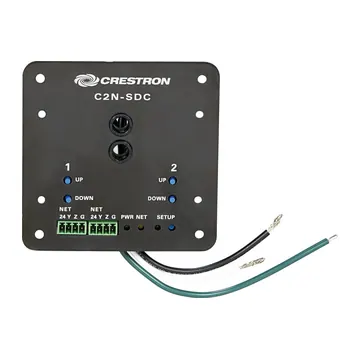 C2N-SDC Shade and Drape Controller, 2 outputs for 120 VAC 3-wire bidirectional motors
