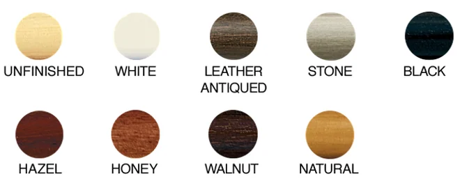 Forest Cordoba traversing rod finish swatches
