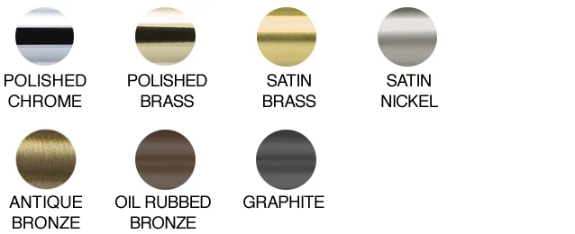 Forest Lisbon pole finish swatches