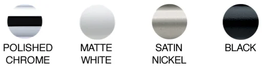 Forest Stuttgart rectangle rail finish swatches