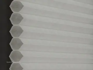 Lutron Cyprus Light-Filtering <1% shade fabric swatch in White (LF-PB-WH)
