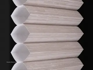 Lutron Kyoto <1% shade fabric swatch in Stone (HC-KYT-SN)