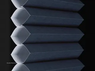Lutron Madrid <1% shade fabric swatch in Navy (HC-MAD-NV)