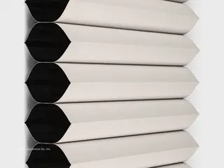 Lutron Madrid Blackout shade fabric swatch in Shell (HC-MAD0-SH)