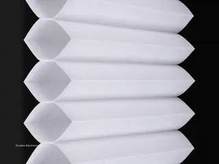 Lutron Madrid <1% shade fabric swatch in White (HC-MAD-WH)