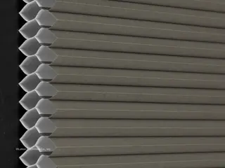 Lutron Monaco Double-Cell Light-Filtering <1% shade fabric swatch in Pebble (LF-SLDC-PE)