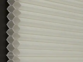 Lutron Monaco Double-Cell Light-Filtering <1% shade fabric swatch in Satin (LF-SLDC-ST)