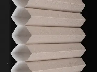 Lutron Oslo <1% shade fabric swatch in Camel (HC-OSL-CM)