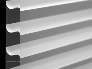 Lutron Palazzo 2" Light-Filtering 0% shade fabric swatch in Snow (SB-PLZO-1)