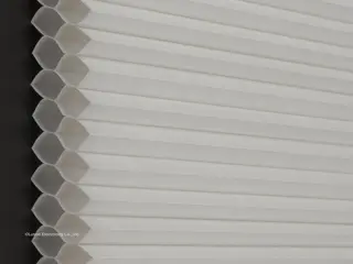 Lutron Rio Double-Cell Light-Filtering <1% shade fabric swatch in Mist (LF-SLDC-MS)