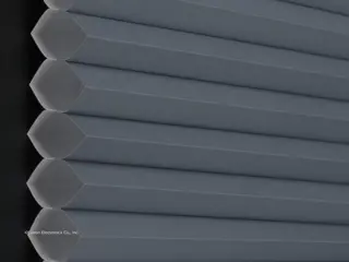 Lutron Rio Single-Cell Light-Filtering <1% shade fabric swatch in Storm (LF-SL-SM)